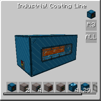 Industrial coating line